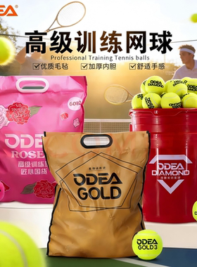 Odear欧帝尔网球DD3 gold DD2、高弹耐打初学者进阶专业训练网球