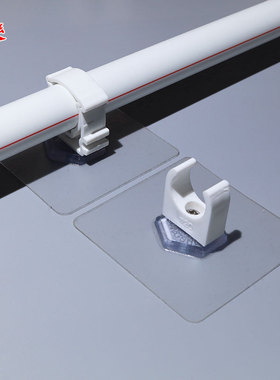 免钉管卡粘贴管箍免钻孔抱箍厨卫卡箍水管道不伤墙固定煤气管卡槽