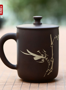 醉莲居 建水紫陶办公杯大茶杯大水杯大品茗杯主人杯P73 P61 P74