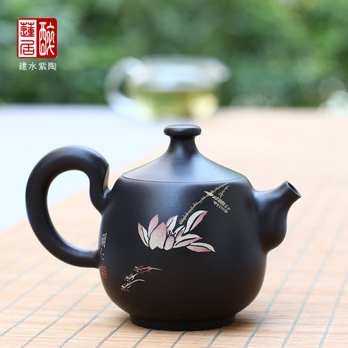 170ML建水紫陶泡茶壶金麟老师