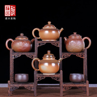 云南建水紫陶壶泡茶壶功夫茶壶茶具/李正龙柴烧壶&堆雕壶系列