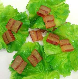 仿真塑料生菜果蔬生菜叶片创意仿真植物假花菜叶子餐厅假菜装饰品