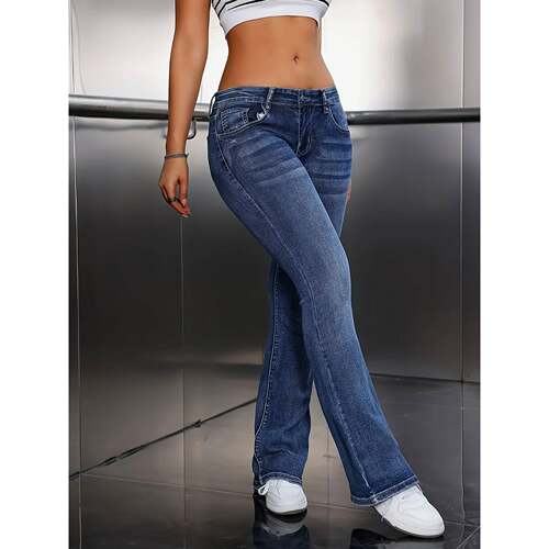 K 78374 Stretch Slim Fit Flared Jeans 弹力修身喇叭裤