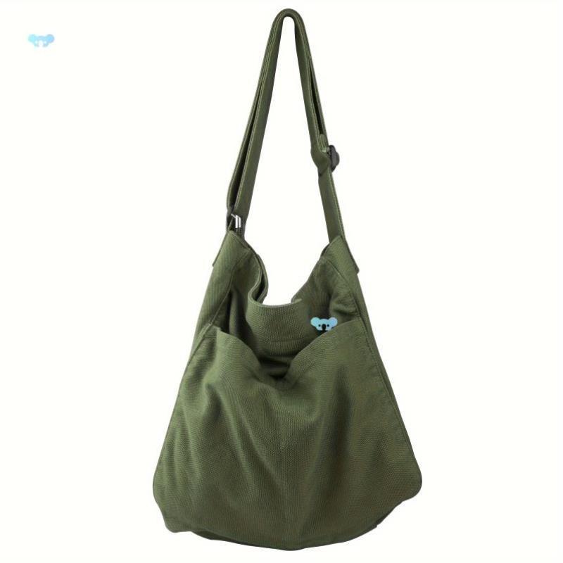 Canvas Hobo Crossbody Shoulder Tote Bag for Women and men/