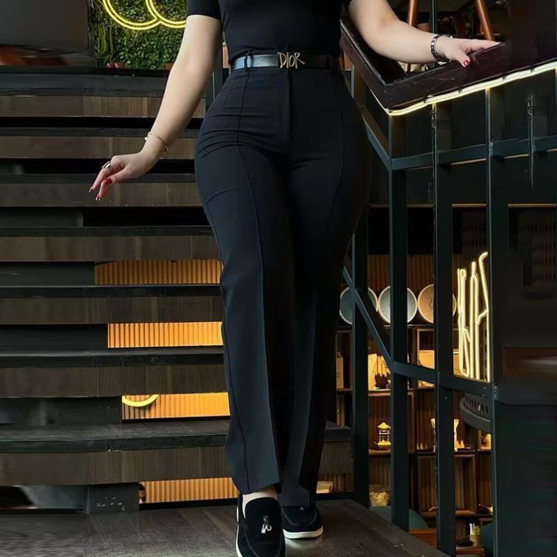 High Waist Work Pants for Women raight Leg Pants