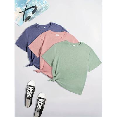 E 90591 Oversized Cotton Gray T Shirt 宽松大码T恤