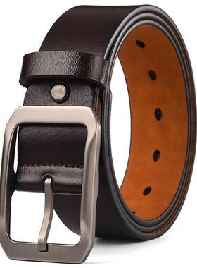 Genuine Leather men's belt Faion alloy belts Buckle
