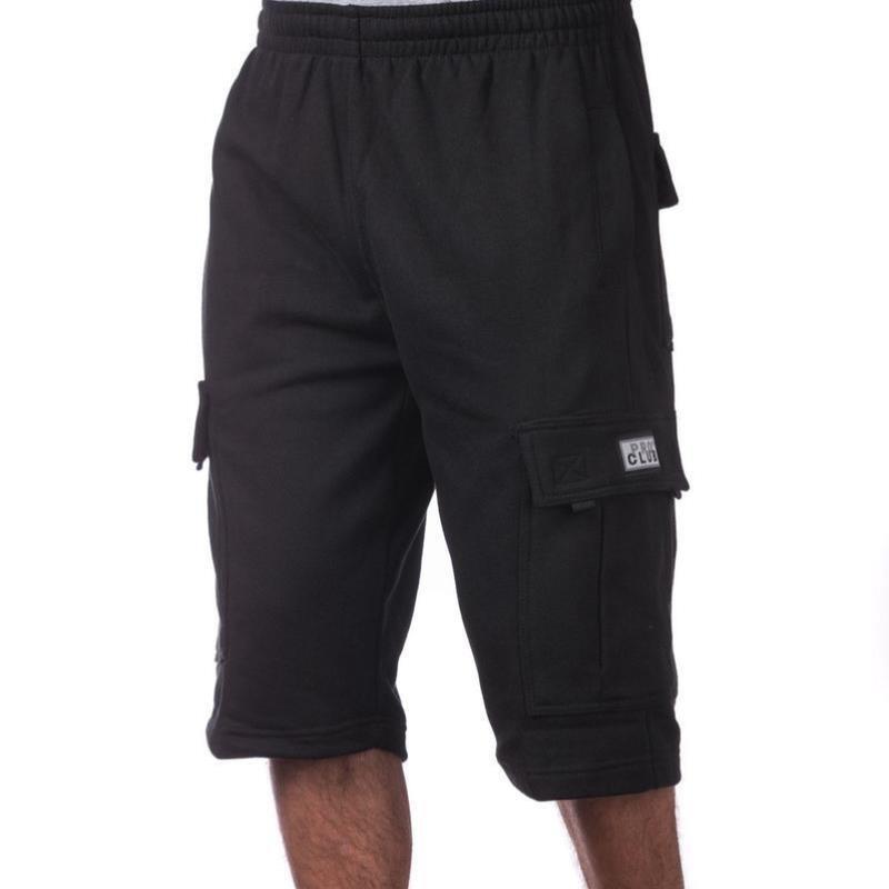 Cargo Short Fleece Casual Cotton n's Outf wh Pockets