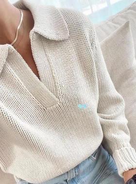 European and American women's new loose faion (sweater)