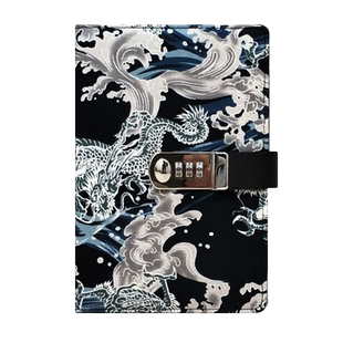 少女心带锁日记本女创意成人手账密码本布龙笔记本子文具简约可爱少女韩国小清新手帐礼盒大学生记事本密码锁