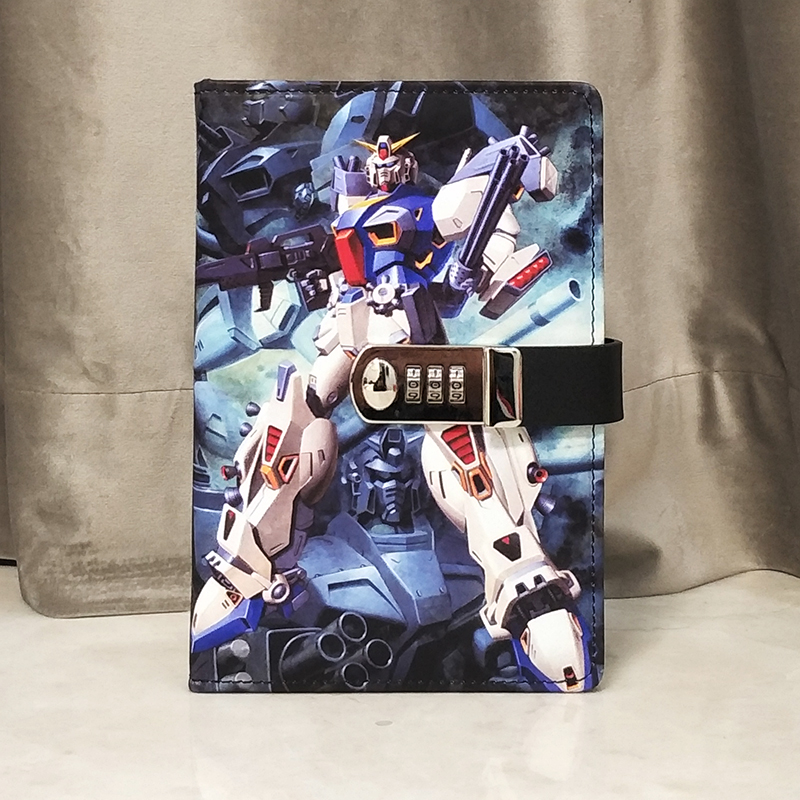 一二年级印花密码锁礼盒皮本儿童密码本带锁日记本小学生笔记本子文艺精致记事本加厚横线个性创意手账本文具