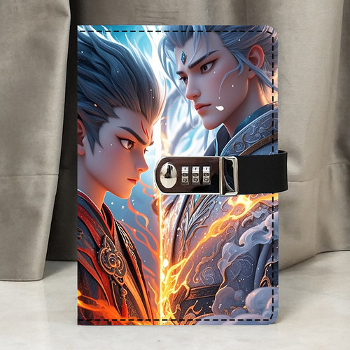 小学生日记本带锁笔记本密码本子