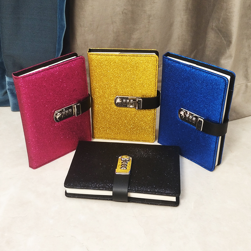 儿童多功能带锁女生日韩密码本