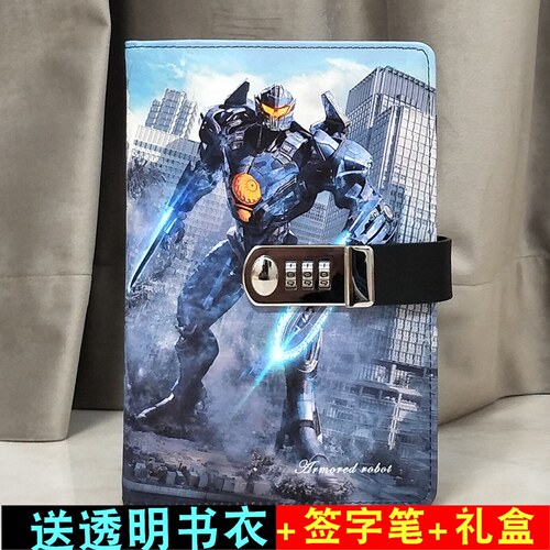 a5密码本带锁日记本本子密码儿童