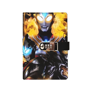 A5小学生田字格儿童日记本密码本简约男生创意笔记本带锁作业作文本少女心密码锁本子儿童节日礼物奖品记事本