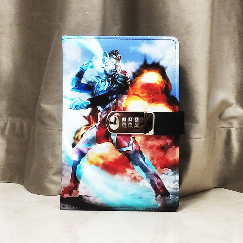 可爱少女心手账男孩手帐学生奖品个性文艺精致记事本子A5卡通儿童密码本带锁日记本小学生创意密码锁笔记本