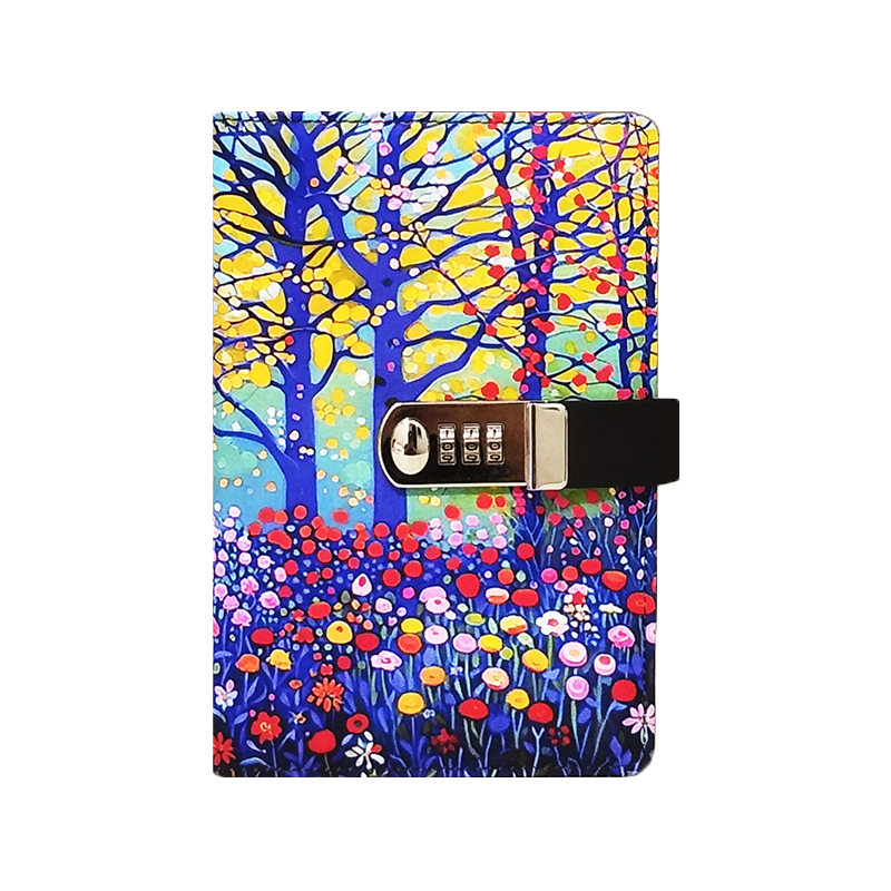 密码本小学生日记本带锁笔记本子