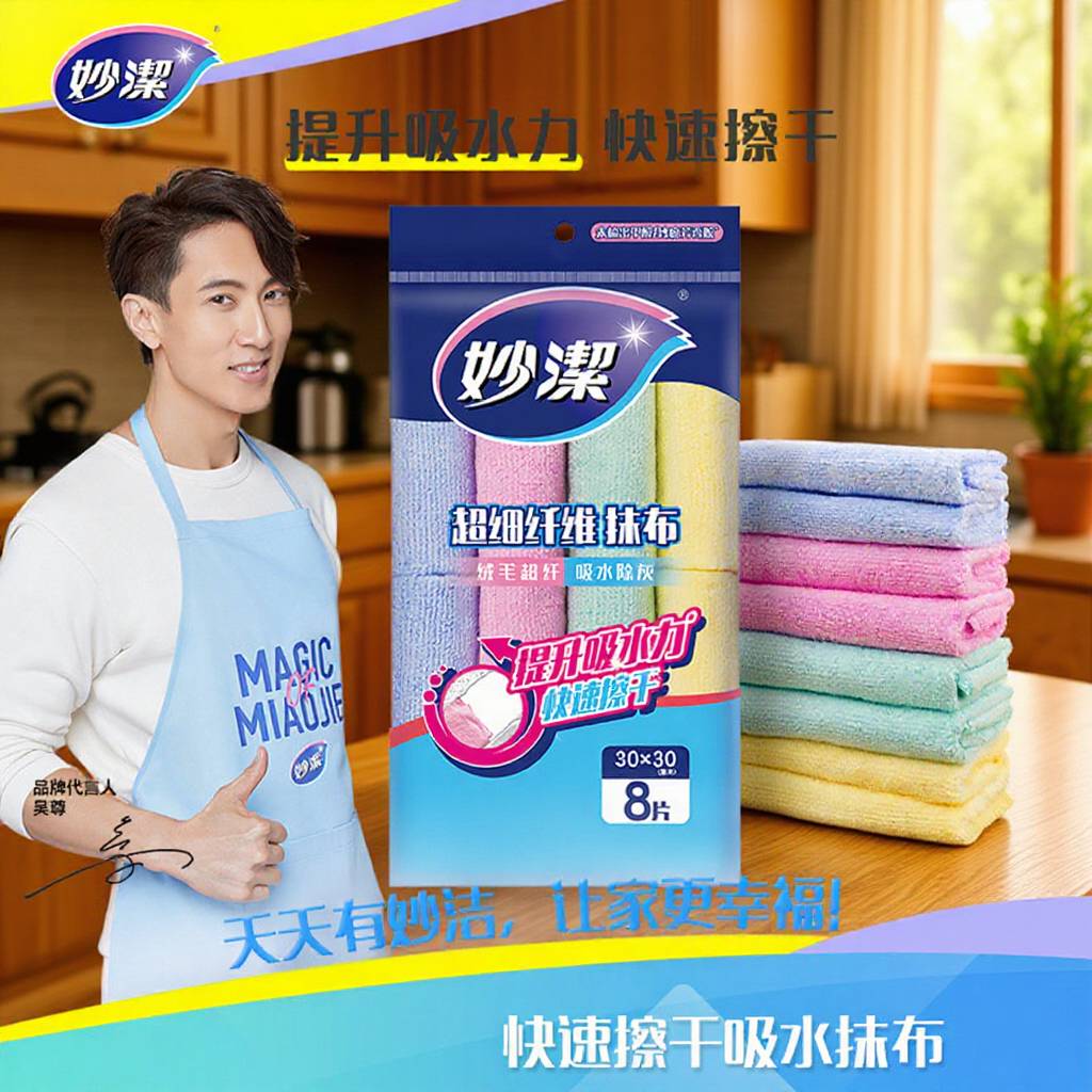 妙洁超细纤维加大型多功能厨房