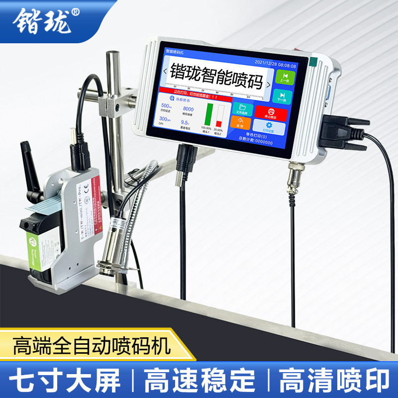 高端在线机全自动流水线喷码机图片