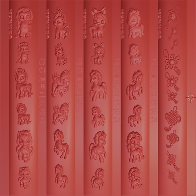 国风瑞兽萌宠马小马驹糖芯正品