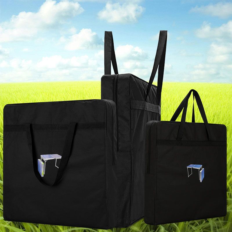 户外折叠桌套正方形收纳袋折叠桌子专用牛津布黑色大号手提收纳包