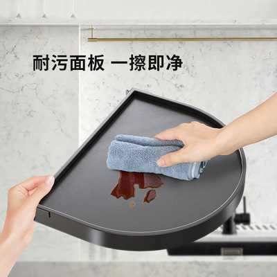 D厨房置物架落地家用多层锅架放果蔬菜篮子多功能锅具分层收纳架