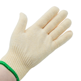 棉线手套劳保耐磨工作黄棉干活工地劳动透气吸汗加厚男女开车防护