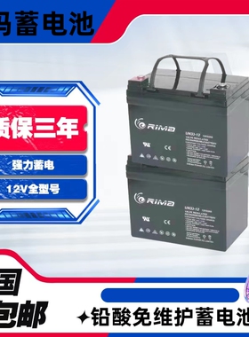 瑞玛RIMA蓄电池UN2.2-12光伏12V2.2AH电梯消防设备 仪器 型号齐全