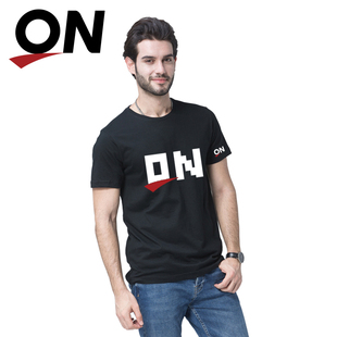 男女圆领T恤衫 t恤新品 休闲透气运动街头潮流字母印花 短袖 QN夏季