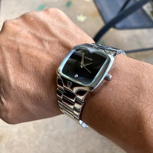 男女手表A0451696 Player尼克松银黑限量方形时尚 海外正品 Nixon