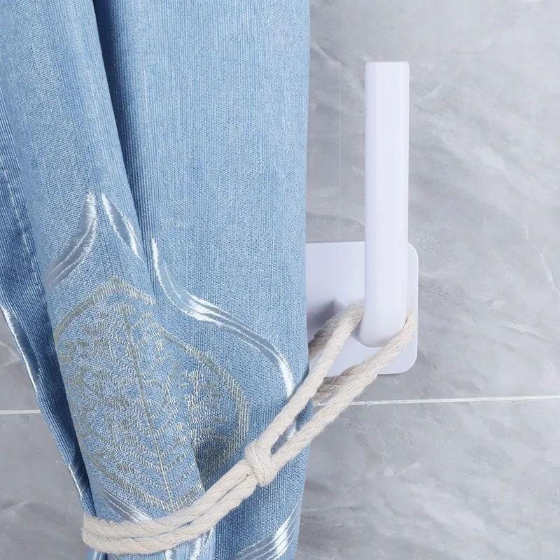 固定整理架子窗帘绑带挂钩免打孔挂架厨房纸巾收纳强力粘胶无痕,居家布艺,挂钩/挂球,淘宝优惠券,粉丝福利购,淘宝优惠卷