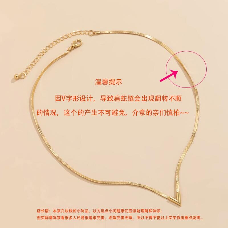 锁骨项链气质男款服饰闺蜜时尚细款字母项饰配饰品男女男生设计感