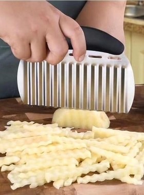 切土豆切花刀小工具刀具波浪切碎机切条刀切片刀摆设切菜薯条刀