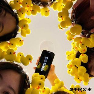 弹簧夹麻将惩罚游戏道具台球小鸡玩具发夹PK发卡小黄鸭可爱搞笑