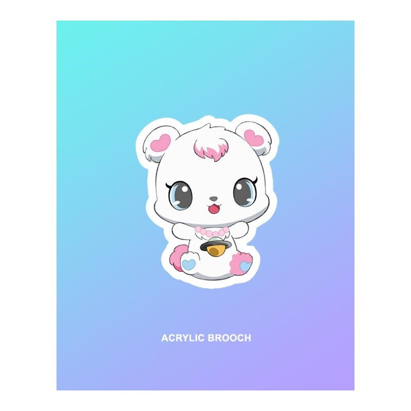 动漫挂饰学生胸针生日配饰呆萌猫咪徽章贴片青蛙小猫卡通萌萌可爱