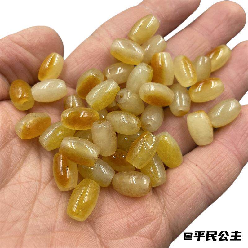 珠子链条时尚精致仿玉石仿黄龙玉散珠手链手工饰品串珠