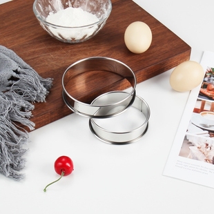 圆形饼干模汉堡桃花酥模具新款英式工具松饼新品饼干中式不粘挞圈