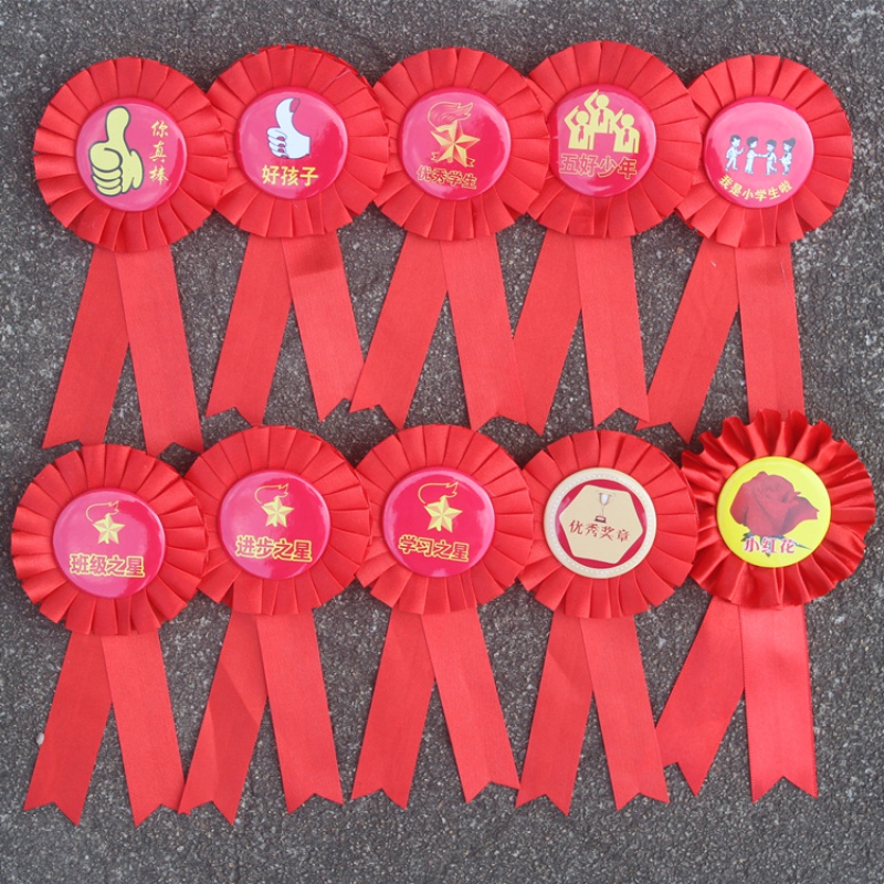 表达胸章奖励班干部胸章