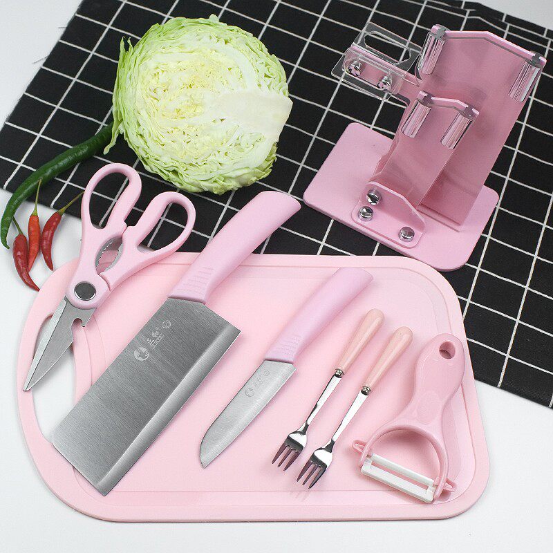 婴儿宝宝菜板刀具套装组合辅食餐具家用厨房水果刀宿舍用学生全套|ruв категории кухня/посуда, посуда, инструмент, полный набор кухонные ножи - от Buy2taobao.com для оказания профессиональной услуги покупки агента Taobao