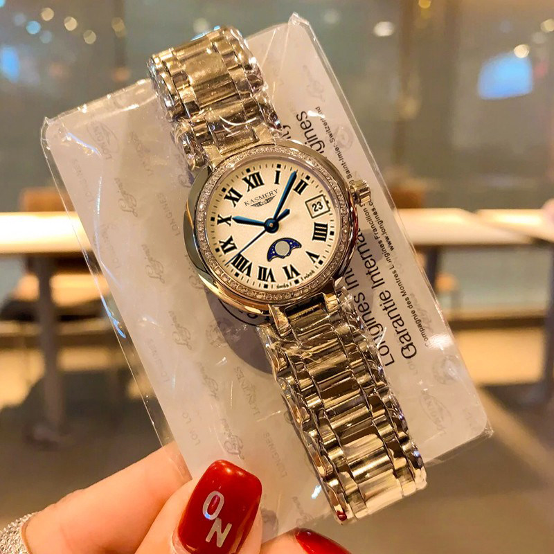 官方正品旗舰店心月手表女士新款轻奢小众瑞士十大名牌月相潮女表