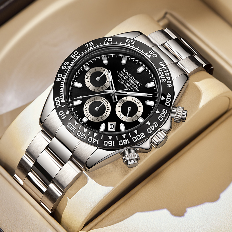 正品余文乐同款小怪兽男士手表名牌迪通拿机械表男款学生时尚男表