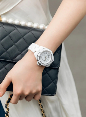 官方旗舰店正品陶瓷J12手表女士新款轻奢小众高级感名牌机械女表