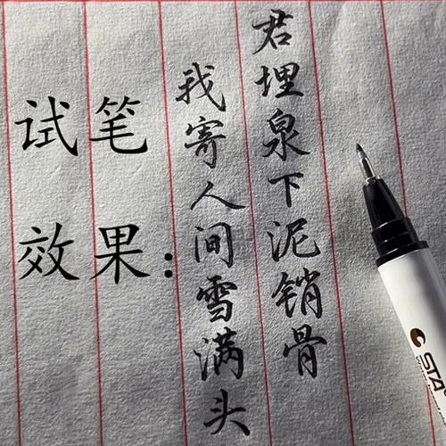 自带笔锋的秀丽笔斯塔书法软头笔