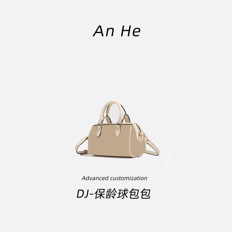 【安合女包】CH 005#米白色保龄球扣家经典斜挎包手提包