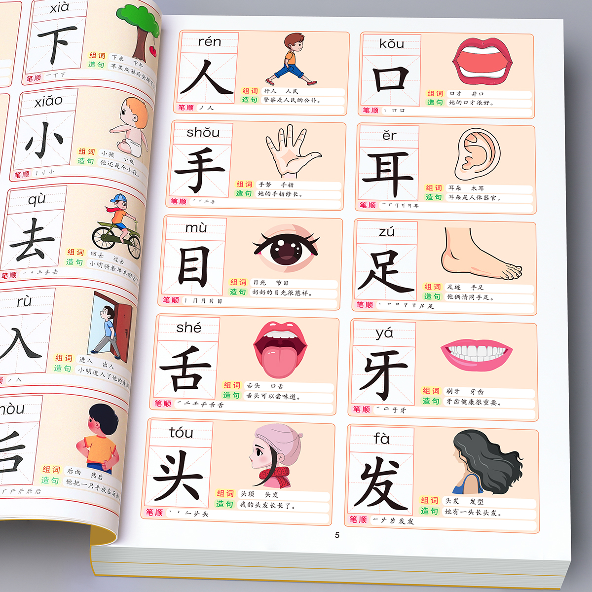 识字书幼儿认字幼儿园儿童大班