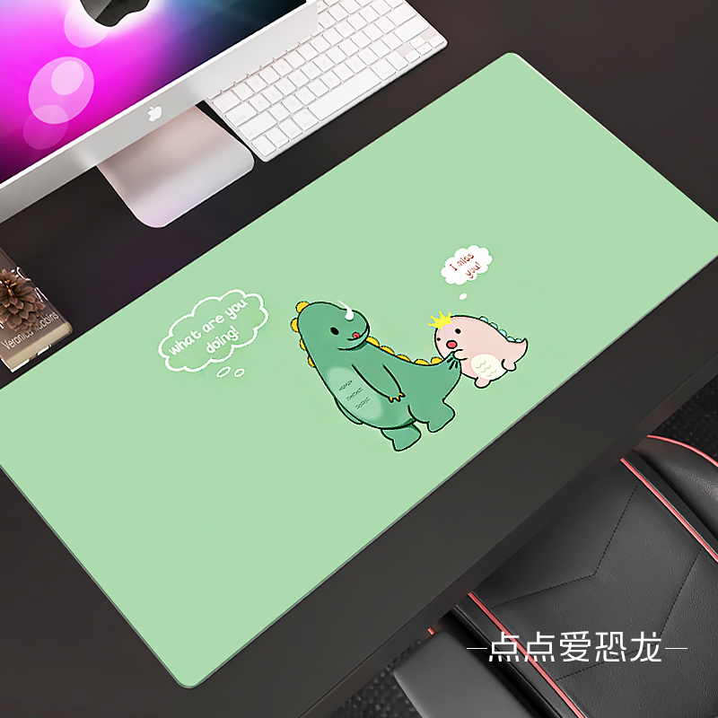 超大鼠标垫游戏电竞护腕办公家用卡通快捷键大全电脑键盘桌面垫子