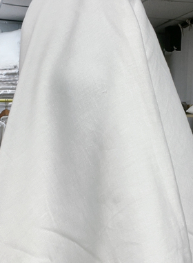 法国亚麻珍珠白床单230X250cm