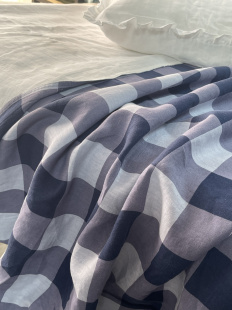 微瑕AB版 220X240cm轻维印染微瑕不影响使用 亚麻被套加大码