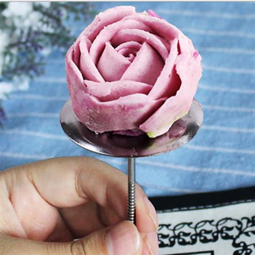 不锈钢裱花钉托棒韩式立体奶油花朵裱花针裱花剪工具套装小中大号