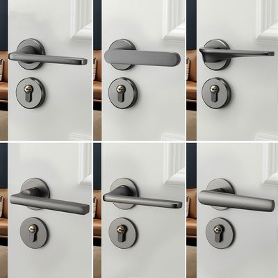 卧室门分体锁家用通用型静音老式